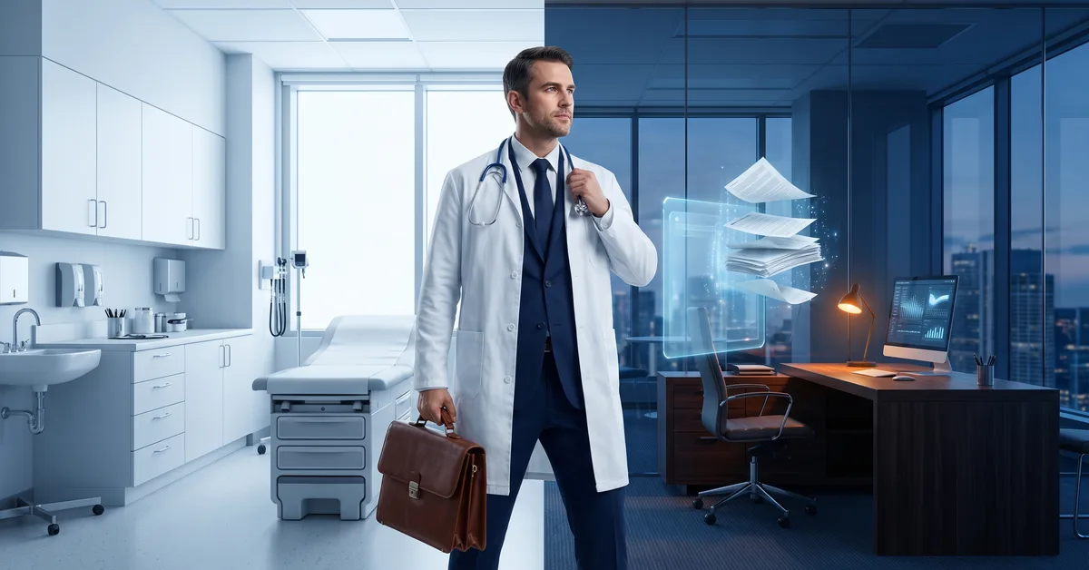 You’re the Doctor and the CEO. Let AI Take One Job Off Your Plate